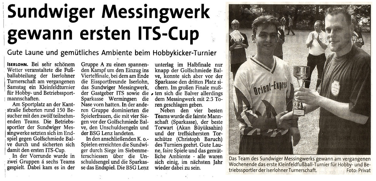 Ikz bericht its cup 2002 retina