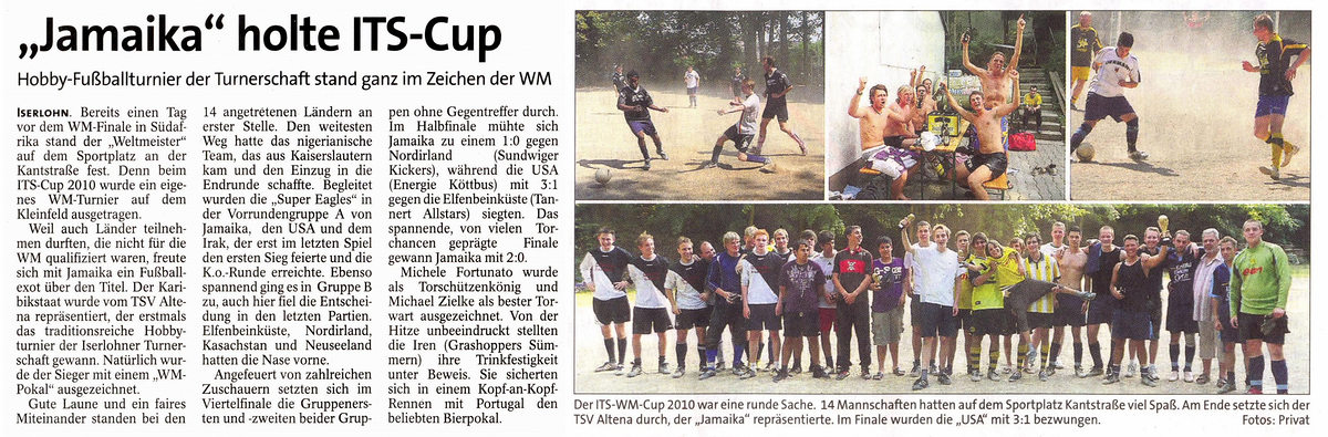 Ikz bericht its cup 2010 retina