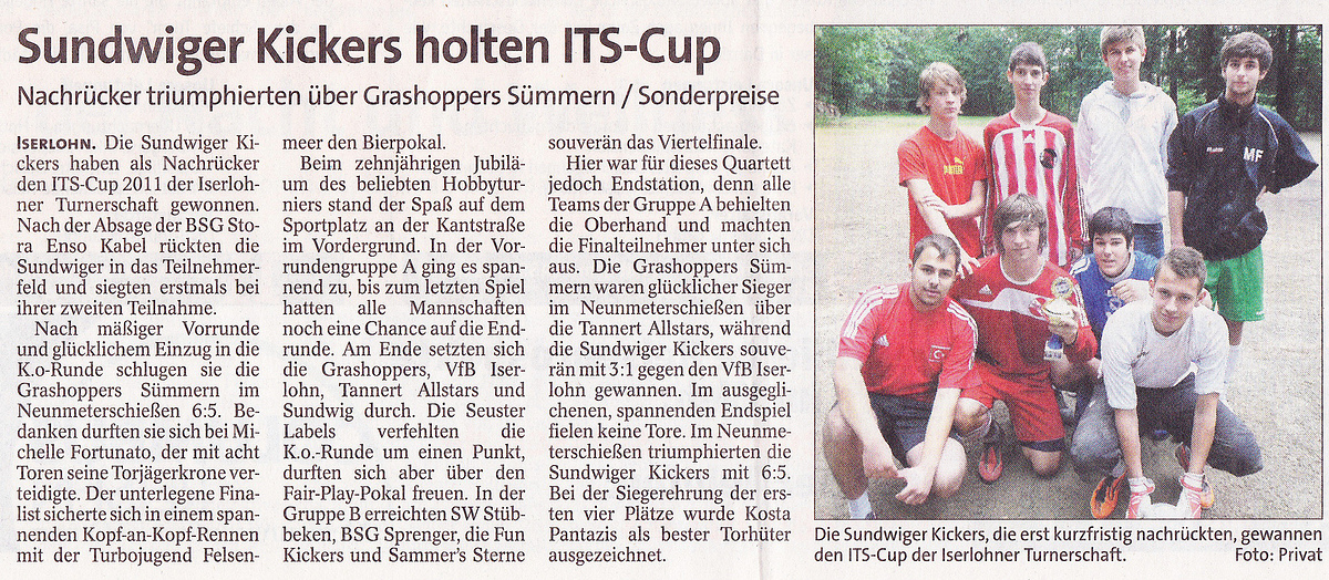 Ikz bericht its cup 2011 retina