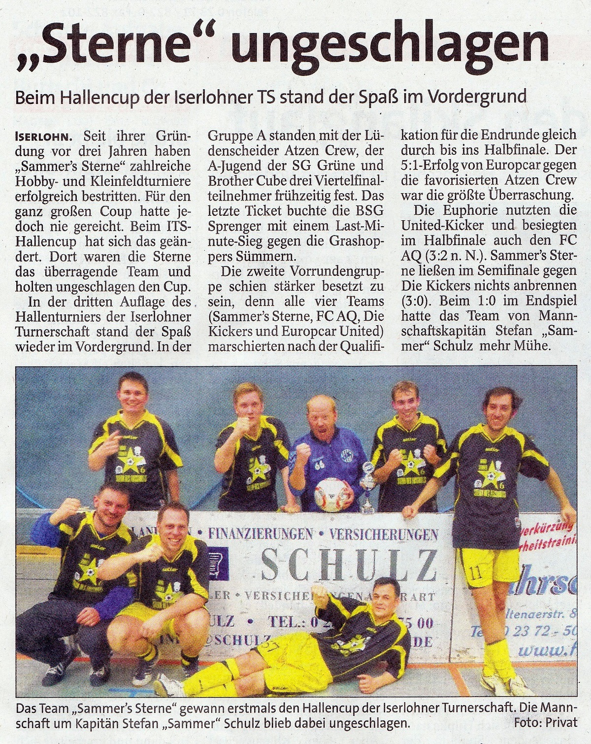 Ikz bericht its hallencup 2012 retina